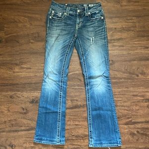 Miss Me size 28 distressed jeans.